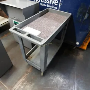 plastic mobile cart with carpet top