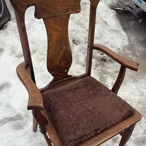 Antique oak chair