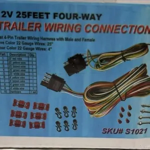 12V - 25 ft Four Way trailer, wiring connection ki