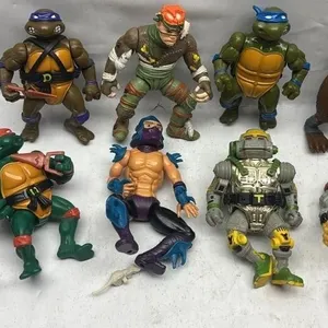 Vintage 1980s TMNT action figure lot teenage mutan