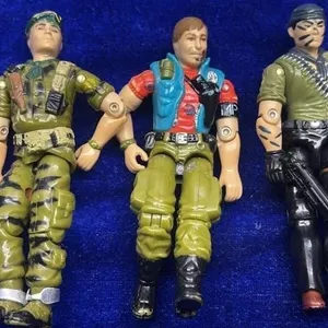 Vintage 1980s GI Joe Action Figure toy lot