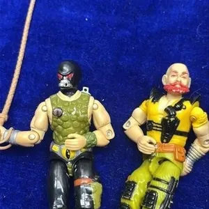 Vintage 1980s GI Joe Action figure lot Croc Master