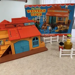 Fisher Price Western Town play set