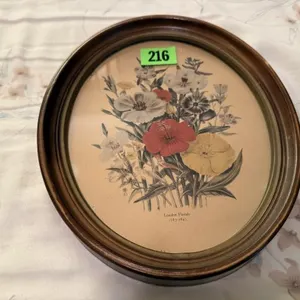 Vintage London Florals artwork