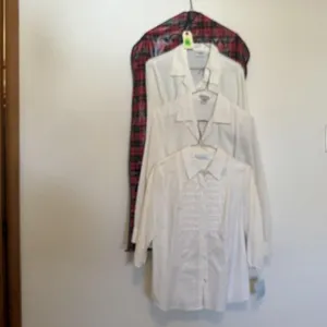 White button up dress shirts (3)
