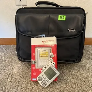 Computer bag, electronic games