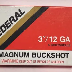 Federal Magnum 12GA Buckshot SHotgun Shells