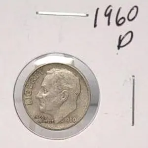 1960 D Roosevelt Silver Dime
