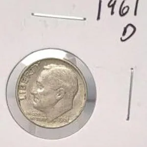 1961 D Roosevelt Silver Dime