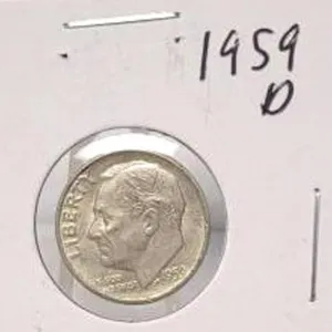 1959 D Roosevelt Silver Dime