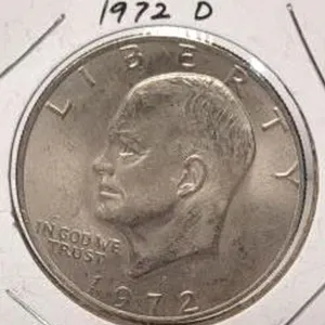 1972 D Eisenhower $1 Coin