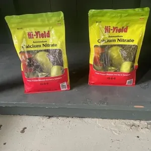 2 bags of calcium nitrate