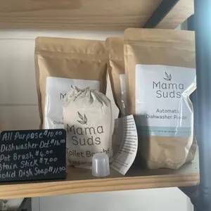 Mama toilet bomb, 3 dishwasher powder