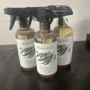 3 spray bottles koala Eco bathroom cleaner