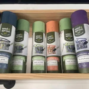 6 bottles seed and sprout