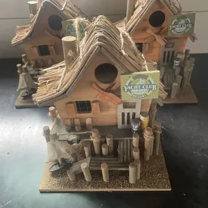 Three bird houses