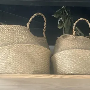 Two woven baskets