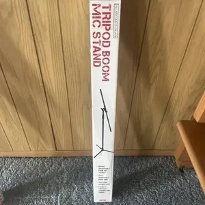 Tripod boom mic stand