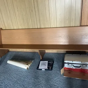 Wooden pew - 10’ long