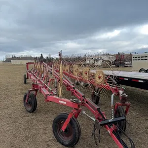 Harvestman VH14 wheel hay rake —- Barry and Ellen Zawislak retirement equipment