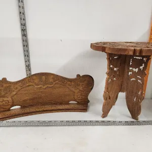 Homemade Dresser Shelf, Plant Table