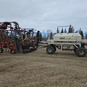 2001 Bourgalt 36 Foot Air Seeder with 2001 3195 Cart