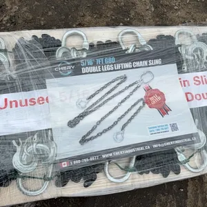 NEW/UNUSED CHERY INDUSTRIAL 5/16''(W)x7'(L) G80 DOUBLE LEG LIFTING CHAIN SLING