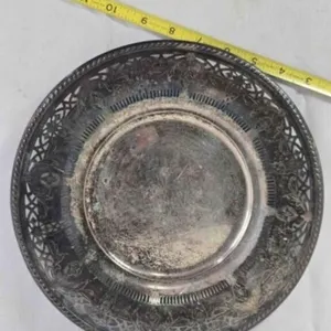 3 plates; engraved metal