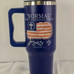 40 oz Tumbler; new in box; Love in Faith series