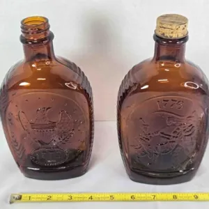 2 Bicentennial commemorative Log Cabin bottles