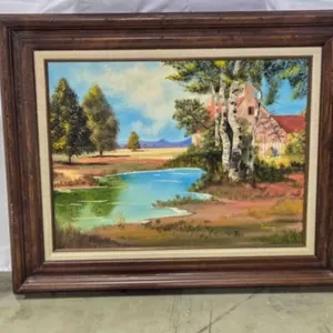 Art Print w/glass cover, 32" x 26"