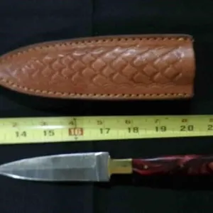 Double Edge Dagger Knife With Sheath