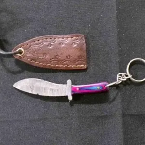 Miniature Kukri  Knife With Sheath & Keychain