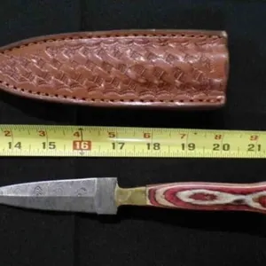 Double Edge Dagger Knife With Sheath