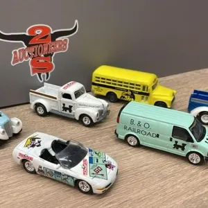 6 Johnny Lightning Monopoly Cars.