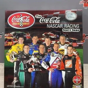 Coca-Cola NASCAR Board Game. Complete.