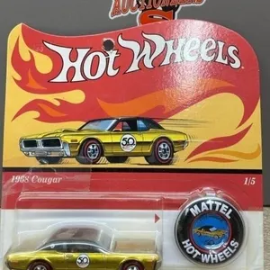 Hot Wheels 50th Anniversary 1968 Cougar. Plastic