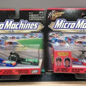 2 NASCAR Winner's Circle Micro Machines Car Sets.