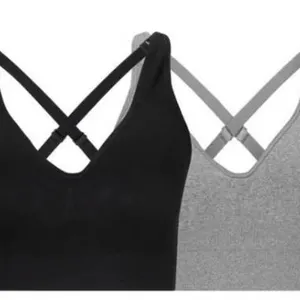 PUMA 2-Pack Seamless Sports Bras with Adjustable Straps - Size M/M
