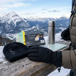 Pajar Merino Wool Hat and Swany Sport Hybrid Gloves Set