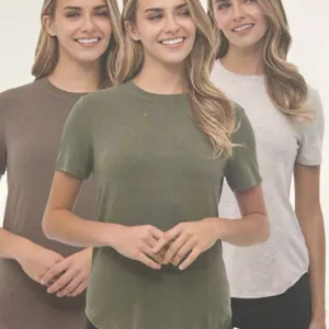 Bench Ladies Comfort T-Shirts, Pack of 3, Size Small/Petite