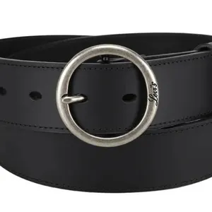 Levi's Black Belt With Round Buckle - XL Size - Style #11LV0212