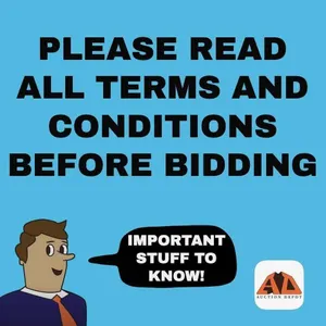 Auction Notice: Please Read Terms and Conditions Before Bidding