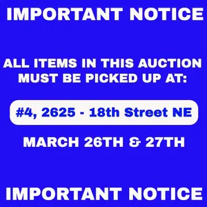 IMPORTANT AUCTION INFORMATION