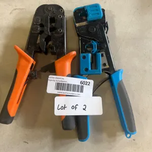 Cable Crimping Tools with Dual-Tone Handles, Lot Of 2