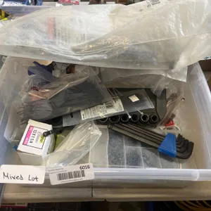 Mixed Lot Of Hardware Accessories, Tools, and Fasteners