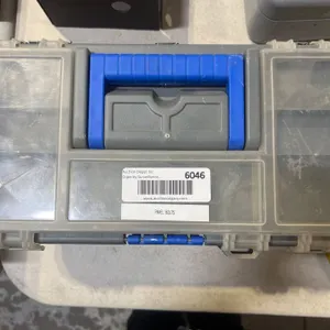 Plastic Storage Tool Case With Handle and Compartments
