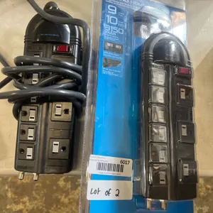 BlueDiamond Defend Home Theatre Surge Protectors, Lot of 2, 9 Outlets, 3150 Joules