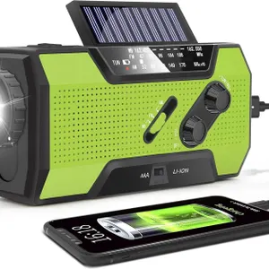 Ready Hour 4-in-1 Emergency Flashlight and Radio, Solar and USB Charging