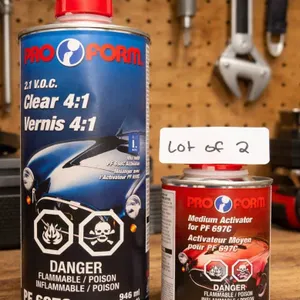 Pro Form PF 697C and PF 698C Automotive Coatings, Lot of 2